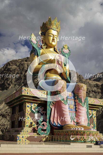 Diskit Chamba, Nubra Valley, Ladakh, India, 2023. Creator: Peter Thompson.