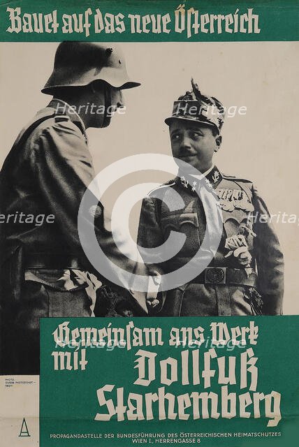 Build on the new Austria, Early 1930s. Creator: Anonymous.