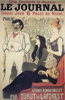 Le Journal', poster, 1899. Creator: Steinlen, Théophile Alexandre (1859-1923).