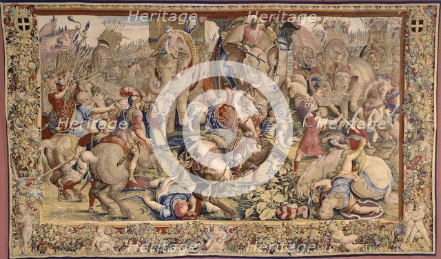 The Battle of Zama. Artist: Romano, Giulio, (after)  