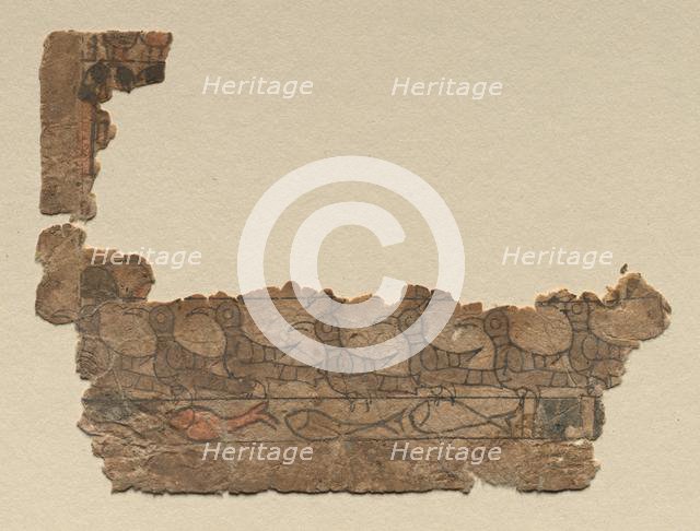 Cartoon for Textile Design, 900s. Creator: Unknown.