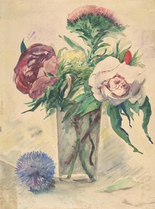 Flowers in a Vase, ca. 1884-1904. Creator: Zacharie Astruc.