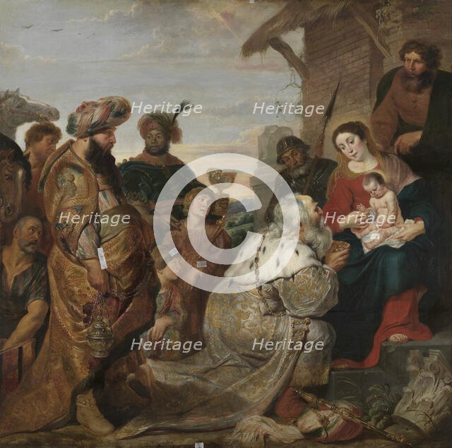 The Adoration of the Magi, 1620. Creator: Cornelis de Vos.