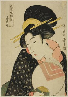 Connoisseurs of Contemporary Manners (Tosei fozoku tsu): The Geisha Style, Japan, n.d. Creator: Kitagawa Utamaro.