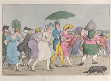 Returning from the Review (Loyal Ducking), June 1800 (?)., June 1800 (?). Creator: Unknown.