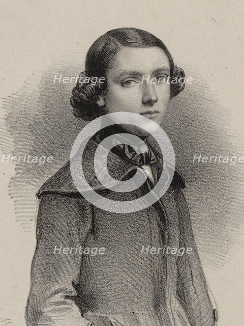 Portrait of the organist and composer Louis James Alfred Lefébure-Wely (1817-1869), 1840. Creator: Alophe, Marie-Alexandre Menut (1812-1883).