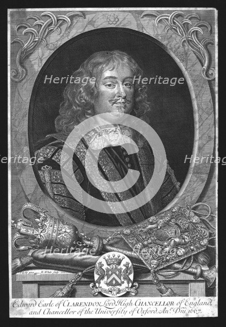 Edward, Earl of Clarendon 1667. Creator: R White.