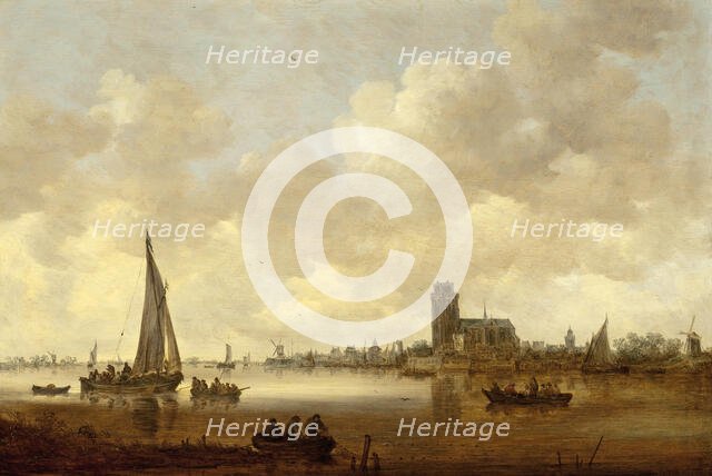 View of Dordrecht, 1645. Creator: Jan van Goyen.