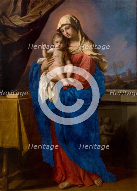 Madonna della Benedizione, 1651. Creator: Guercino (1591-1666).