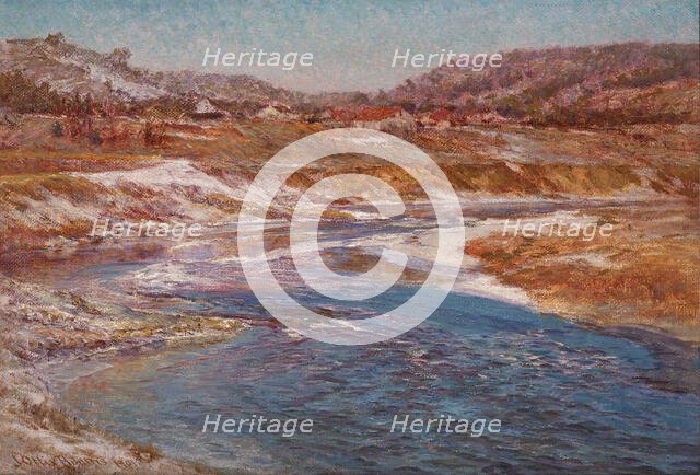 The Wane of Winter, 1901. Creator: John Ottis Adams.