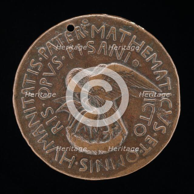 Pelican in Her Piety [reverse], c. 1446. Creator: Pisanello.