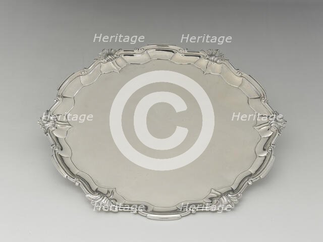 Salver, 1755/65. Creator: Unknown.