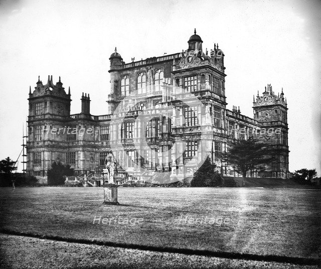 Wollaton Hall, Nottingham, Nottinghamshire, c1865. Artist: Samuel Bourne