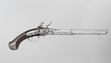 Repeating Flintlock Pistol, Italian, Florence, ca. 1690-1700. Creator: Michele Lorenzoni.