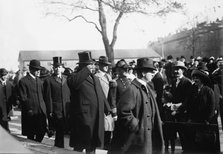 Taft at launch of NEW YORK, 1912. Creator: Bain News Service.
