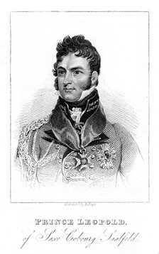 Prince Leopold of Saxe-Coburg-Saalfeld, 1823. Artist: Unknown
