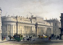 View ofThe Bank of England, City of London, 1854. Artist: Jules Louis Arnout