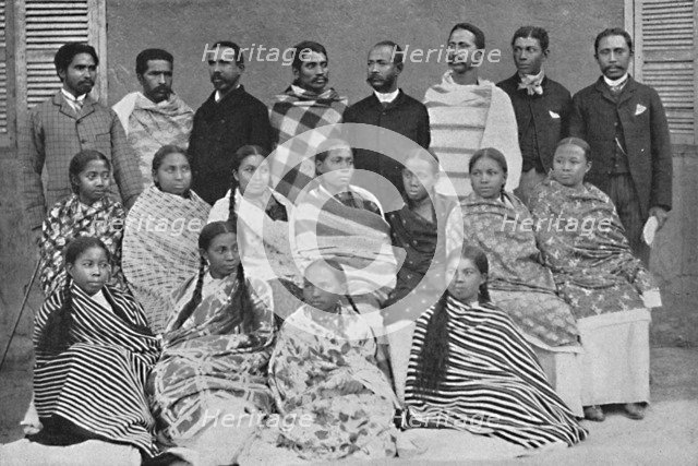 A group of Hova, people of Madagascar, 1912. Artist: Unknown.