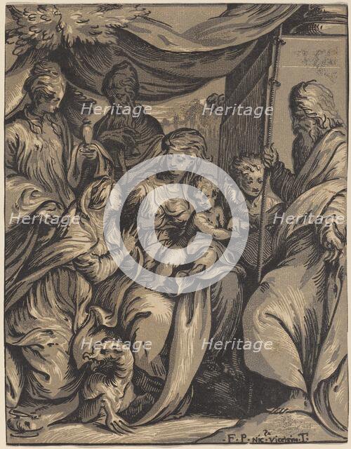 The Virgin and Child with Saints. Creator: Giuseppe Nicola Rossigliani.