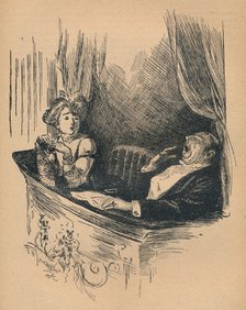 'True Appreciation, overheard at the Theatre', 1904. Artist: Frederick Henry Townsend.