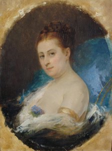 Portrait of Adelaide Ristori, c1857. Creator: Ary Scheffer.
