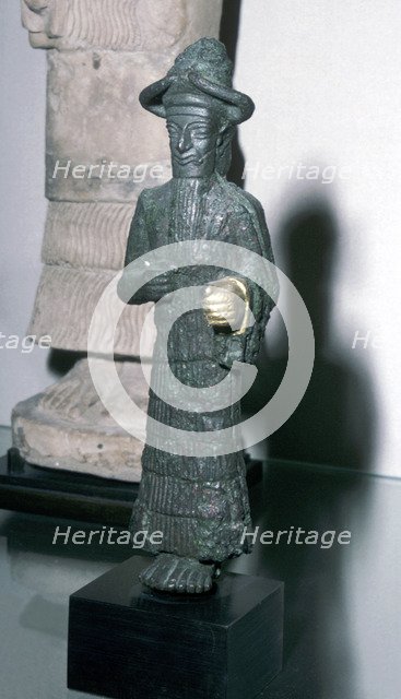 Bronze figurine of The God with the Golden Hand, early 2nd millenium BC. Artist: Unknown