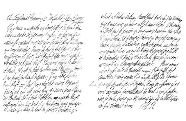 Letter by William III King of England, 1695 (1865).Artist: Frederick George Netherclift