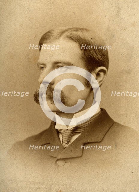 Herbert Somerton Foxwell, c1870s. Creator: Barraud.