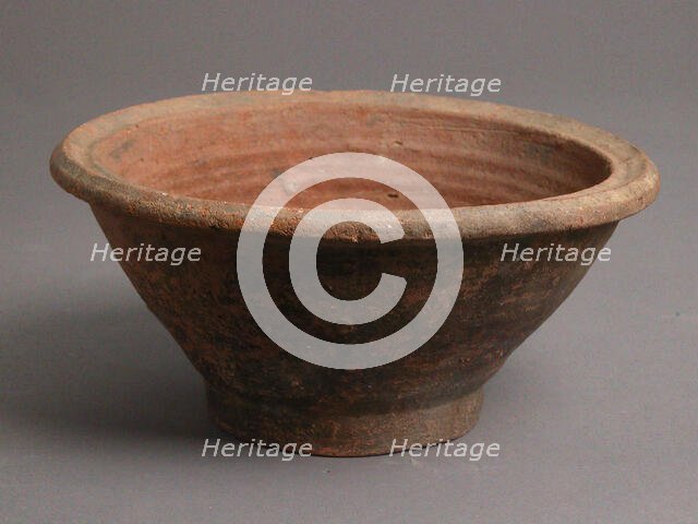Bowl, Coptic, 4th-7th century. Creator: Unknown.