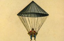 Lenormand's parachute, 1783, (1932). Creator: Unknown.