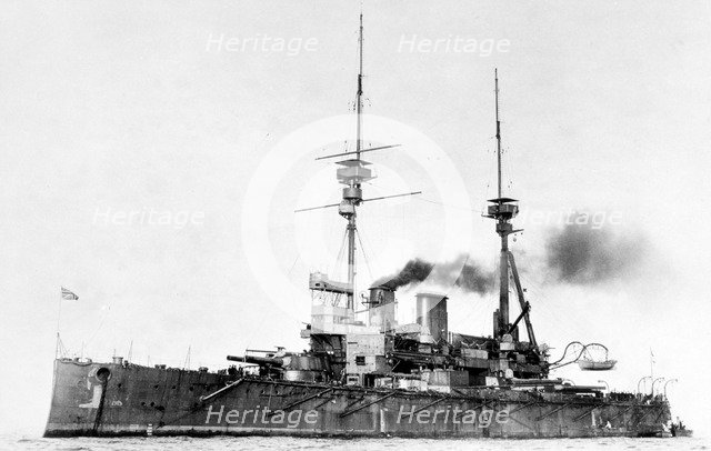 HMS 'Lord Nelson', c1908-1920. Artist: Unknown