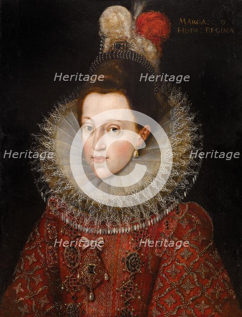 Portrait of Margaret of Austria (1584-1611).