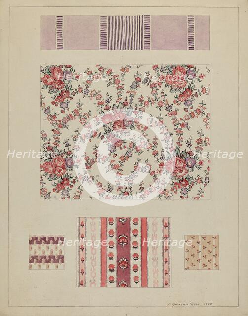 Printed Cotton, 1938. Creator: J. Howard Iams.