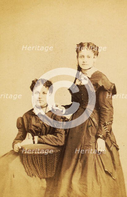 Kim & Jennie to Laura H. Fredille, 1869. Creator: B. F. Reimer.