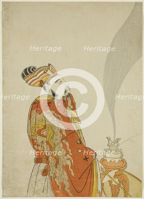 Incense That Revives the Image of the Dead - Emperor Wu of the Han Dynasty, 1765. Creator: Komatsuya Hyakki.