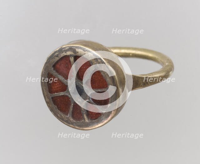 Finger Ring, Frankish, 6th century. Creator: Unknown.