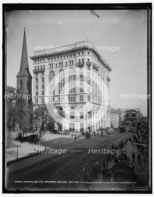 Metropolitan Life Insurance Building, New York, c1900. Creator: Unknown.