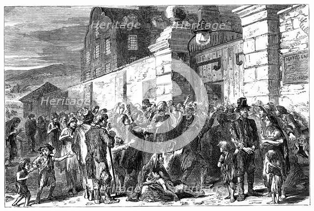 The Irish Famine, 1845-1849, (1900). Artist: Unknown