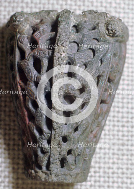 Bronze Viking brooch, c.8th-11th century. Artist: Unknown