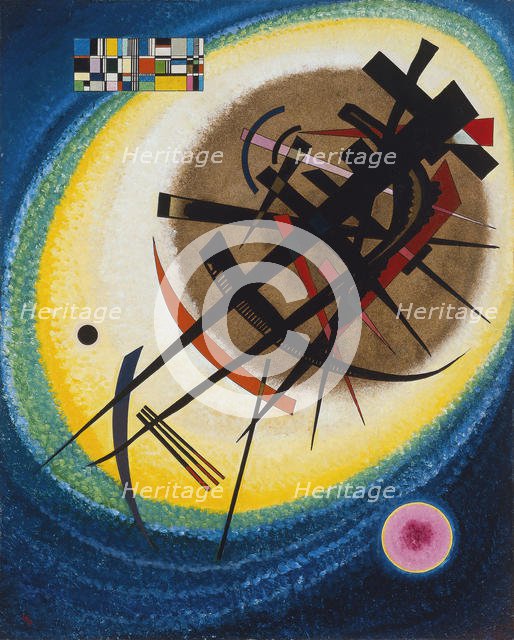 In the Bright Oval, 1925. Artist: Kandinsky, Wassily Vasilyevich (1866-1944)