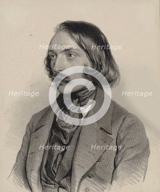 Portrait of the composer Carl Evers (1819-1875), 1840.