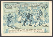 Newball & Mason Wine Essences, 1890s. Artist: Unknown