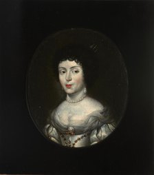 Portrait of Marie Casimire Louise de La Grange d'Arquien (1641-1716), Queen..., Late 17th century. Creator: Daniel Schultz.