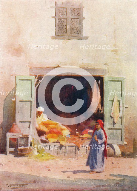 'A Cairo Shop', c1880, (1904). Artist: Robert George Talbot Kelly.