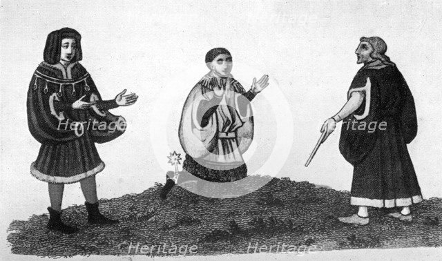 Bag sleeves, 15th century, (1910). Artist: Unknown