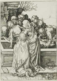 The Entombment, c. 1480. Creator: Martin Schongauer.