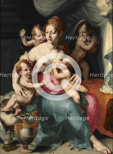 Caritas, 1540. Creator: Sellaer, Vincent (1490-1564).