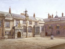 View of Sutton's Pensioners Hall, Charterhouse, London, 1885. Artist: John Crowther