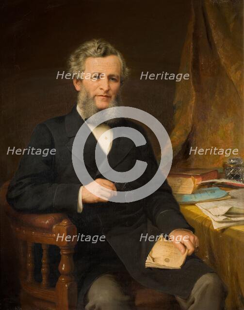 Portrait of The Rt. Hon. Jesse Collings (1831-1920), 1881. Creator: Jonathon Pratt.