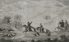 First Carlist War (1833-1840): The front in Valencia, Battle of Chiva (2nd April 1836), 1845. Creators: Antonio Gómez y Cros, Jose Gomez.